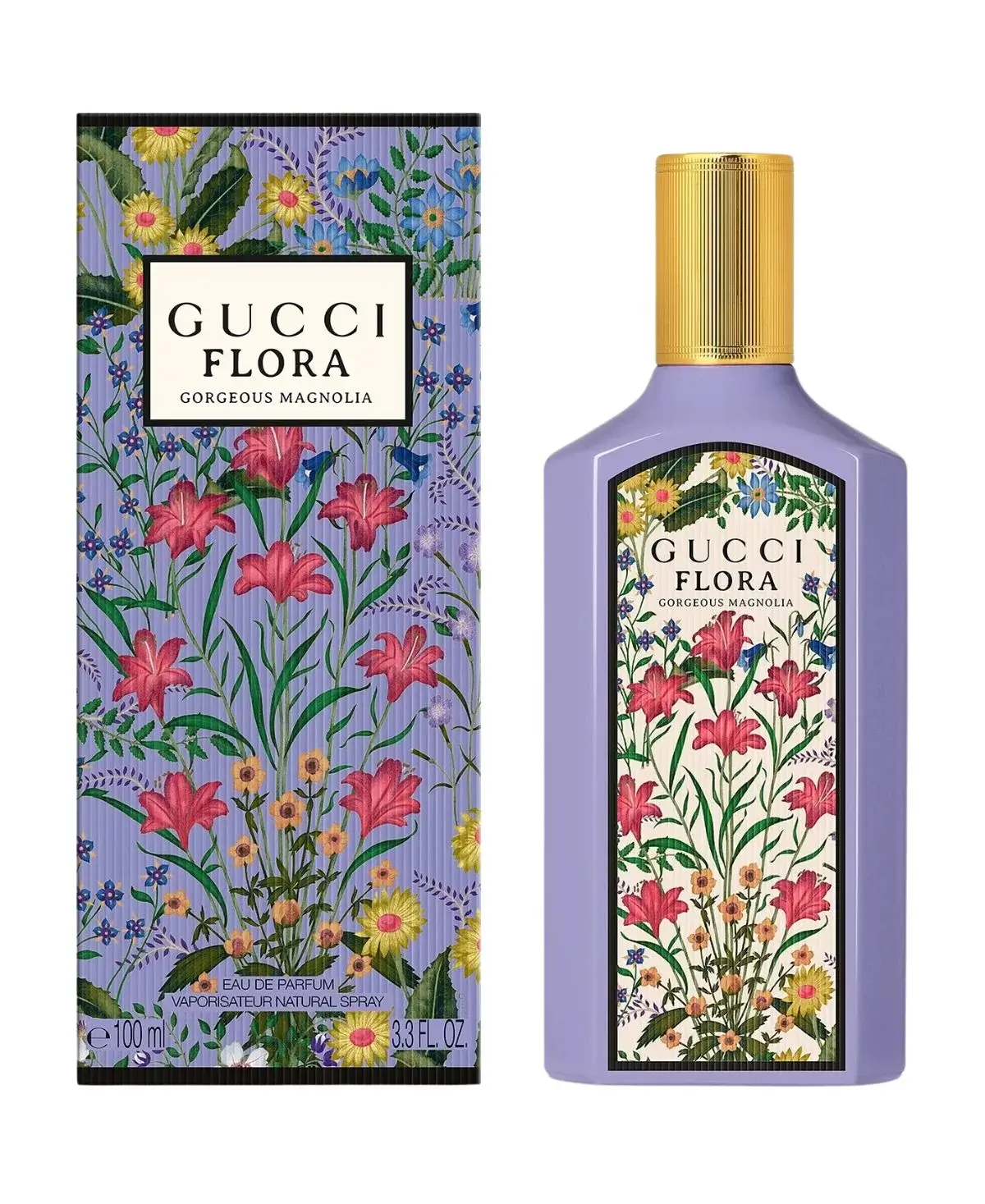 Gucci Flora Gorgeous Magnolia for Women Eau de Parfum (EDP) Spray 3.4 oz (100 ml) 3616303470791