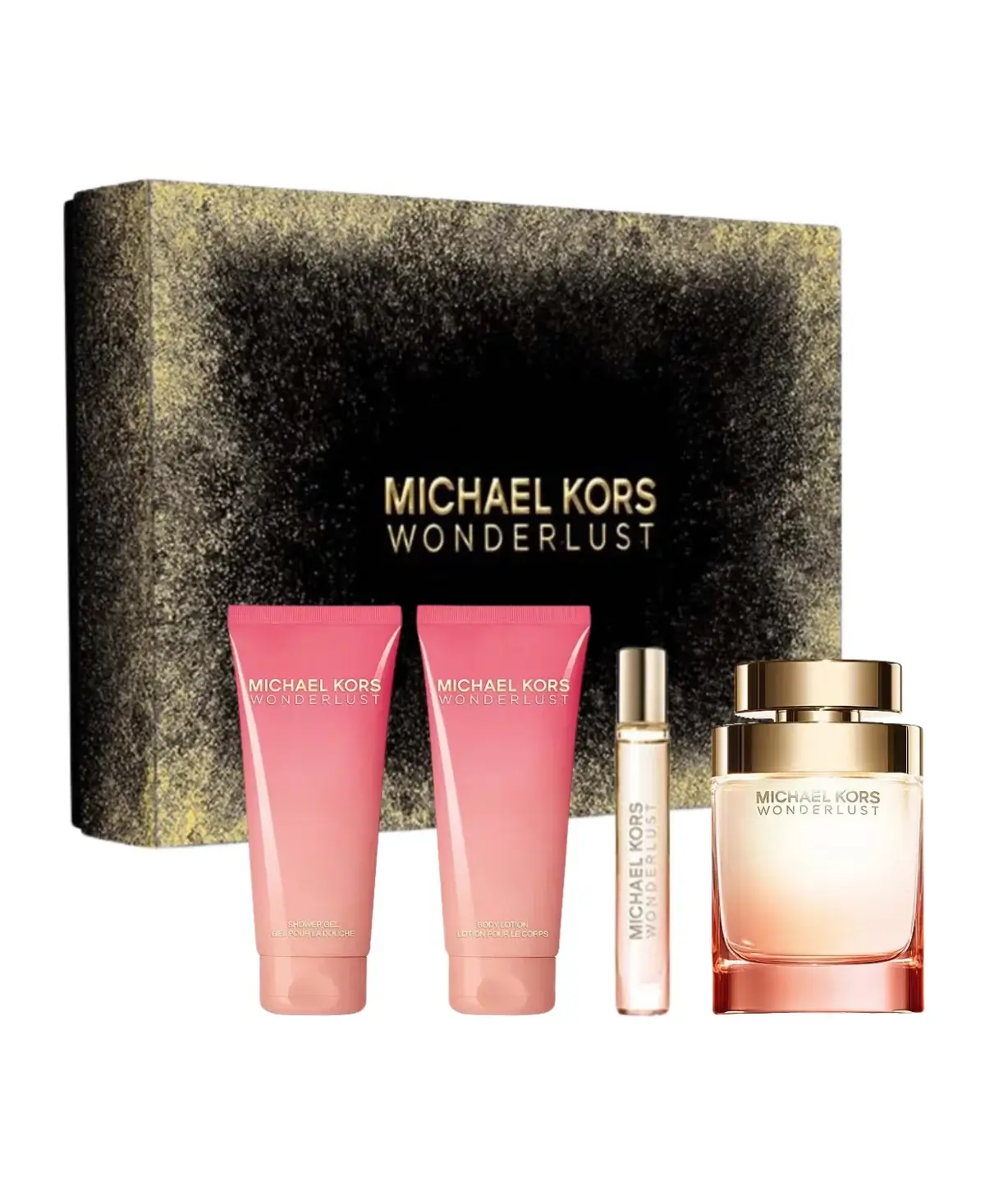 Michael Kors Wonderlust 4 pcs Gift Set for Women Eau de Parfum (EDP) Spray 3.4 oz (100 ml) 850049716475