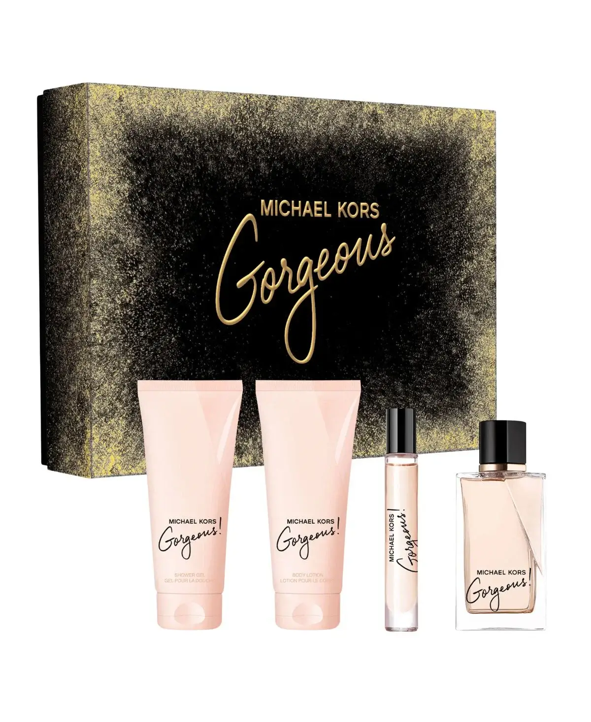 Michael Kors Gorgeous! 4 pcs Gift Set for Women Eau de Parfum (EDP) Spray 3.4 oz (100 ml) 850049716451