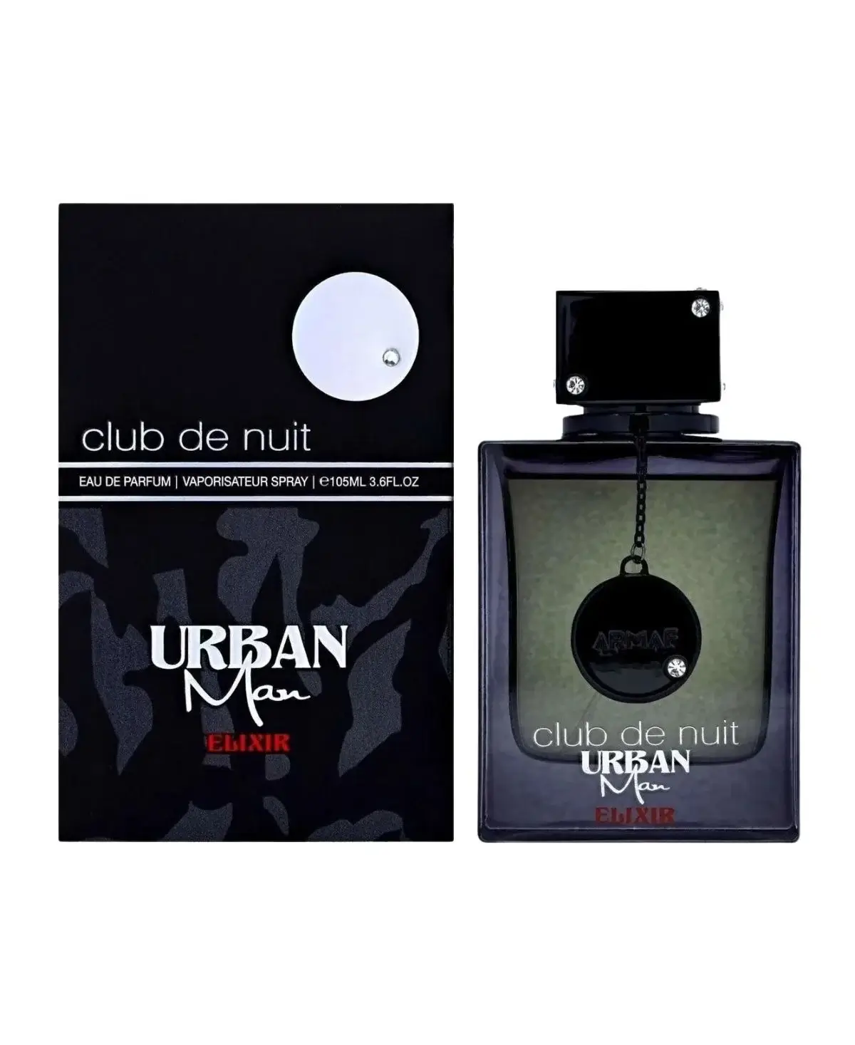 Armaf Club De Nuit Urban Man Elixir for Men Eau de Parfum (EDP) Spray 3.6 oz (105 ml) 6294015163513