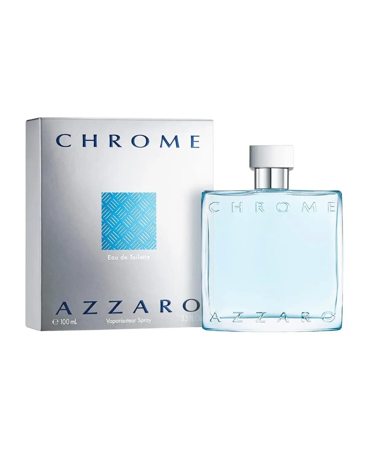 Azzaro Chrome for Men Eau de Toilette (EDT) Spray 3.4 oz (100 ml) 3351500020409